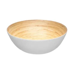 Cuenco De Bambú Blanco