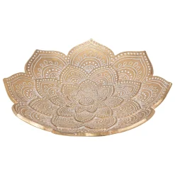Cuenco OASIS 29.5 cm dorado de poliresina