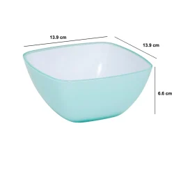 Cuenco 13.9x13.9x6.6cm azul de polipropileno