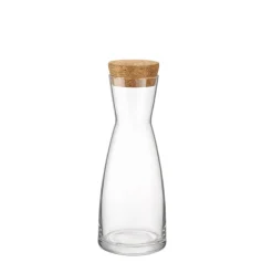 Decantador De Vidrio C/Tapa Corcho 0.5L