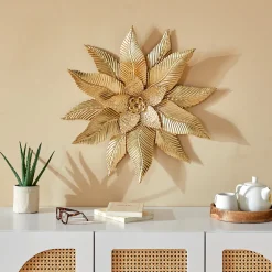 Decoración de pared AMANDINE en metal 67x67cm