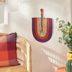 Decoración de pared de mimbre YUCATAN 29x45cm