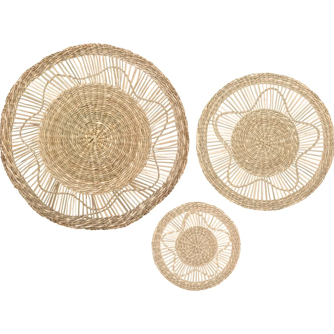 Decoración De Pared Seagrass 18/28/38Cm