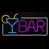 Decoración mural led neon bar