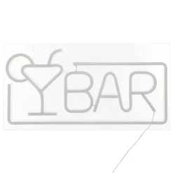 Decoración mural led neon bar
