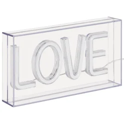 Decoración mural led Neon love