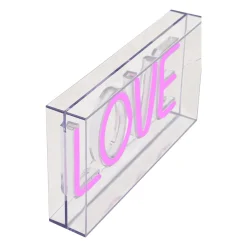 Decoración mural led Neon love