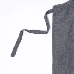 Delantal de cocina con frase gris oscuro 60x80cm