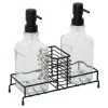 Dispensador con portaesponjas BLACK EDITION