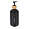 Dispensador de champú negro 500 ml