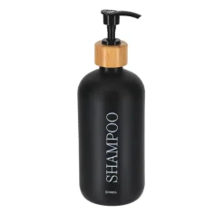 Dispensador de champú negro 500 ml