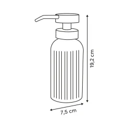 Dispensador de cocina BLACK EDITION vidrio 19cm