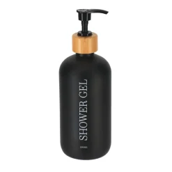 Dispensador de gel de baño negro 500ml