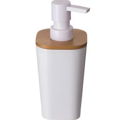 Dispensador De Jabón Liq.C/Tapa De Bambú