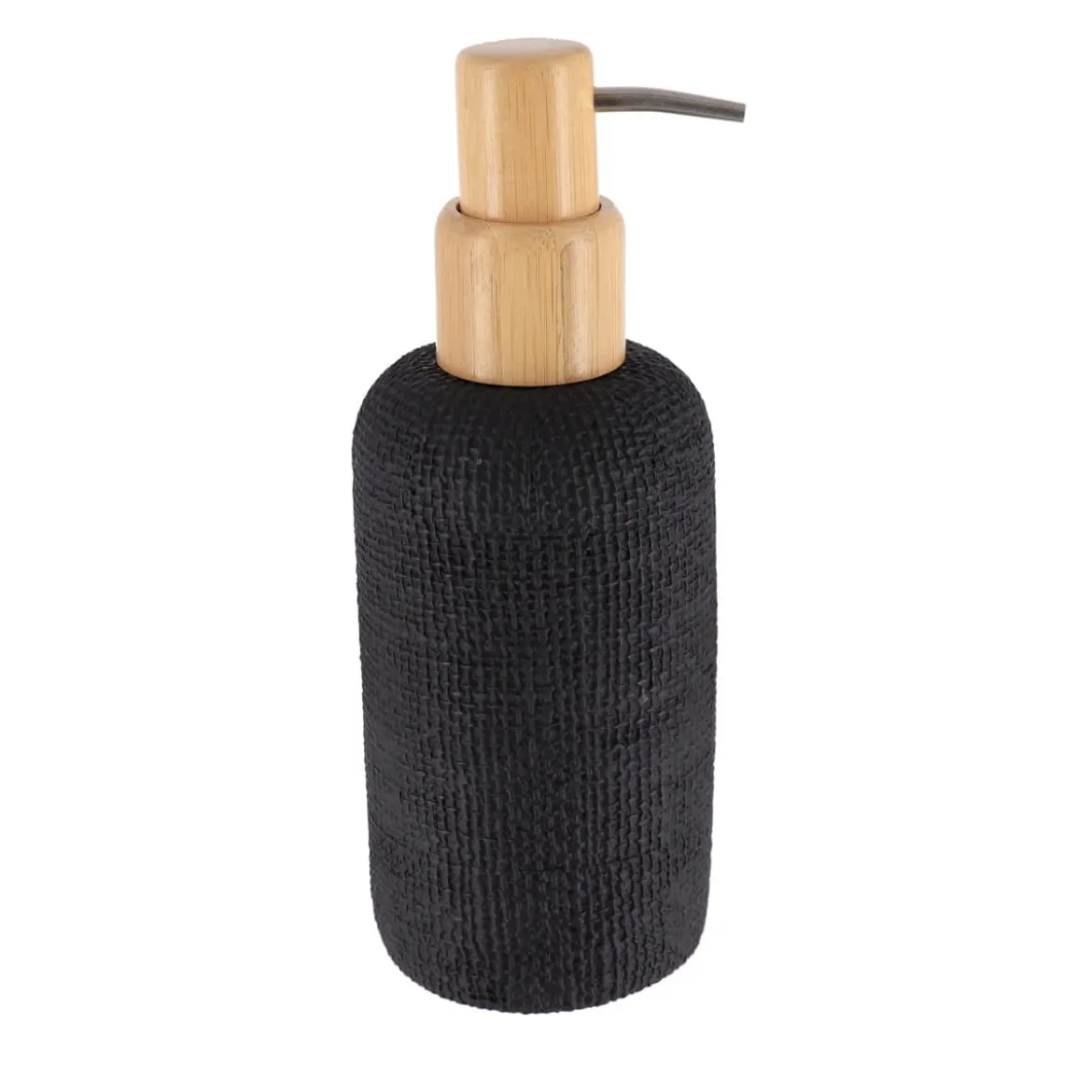 Dispensador de jabón liquido efecto malla negro