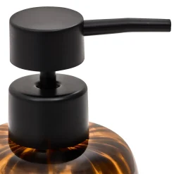 Dispensador de jabón líquido DOTTY marrón 400ML