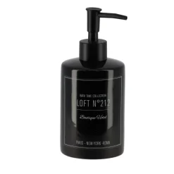 Dispensador de jabón líquido LOFT negro