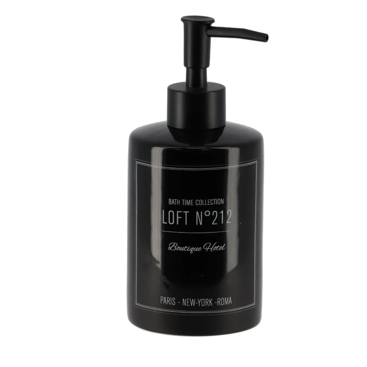 Dispensador de jabón líquido LOFT negro