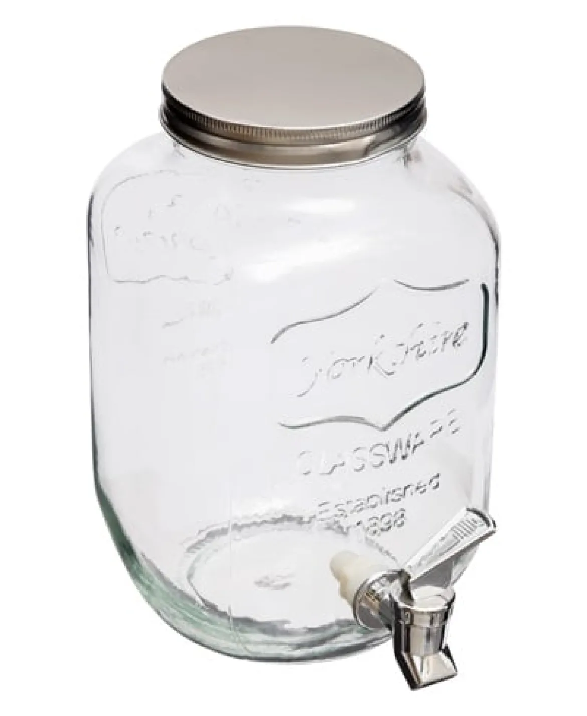 Dispensador De Vidrio C/Grifo 4L