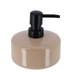 Dispensador jabón líquido de cerámica beige 400ml