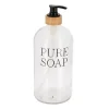 Dispensador Jabón Líquido De Vidrio Pure Soap