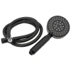Ducha 5 funciones con manguera flexible negra