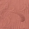 Edredón rosa viejo con encaje 220x240cm