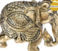 Elefante Decorativo De Resina 9x6x11Cm