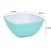 Ensaladera cuadrada azul claro 25cm