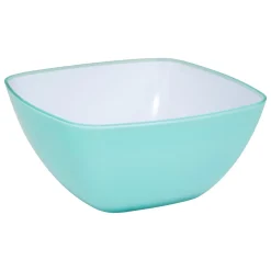 Ensaladera cuadrada azul claro 25cm