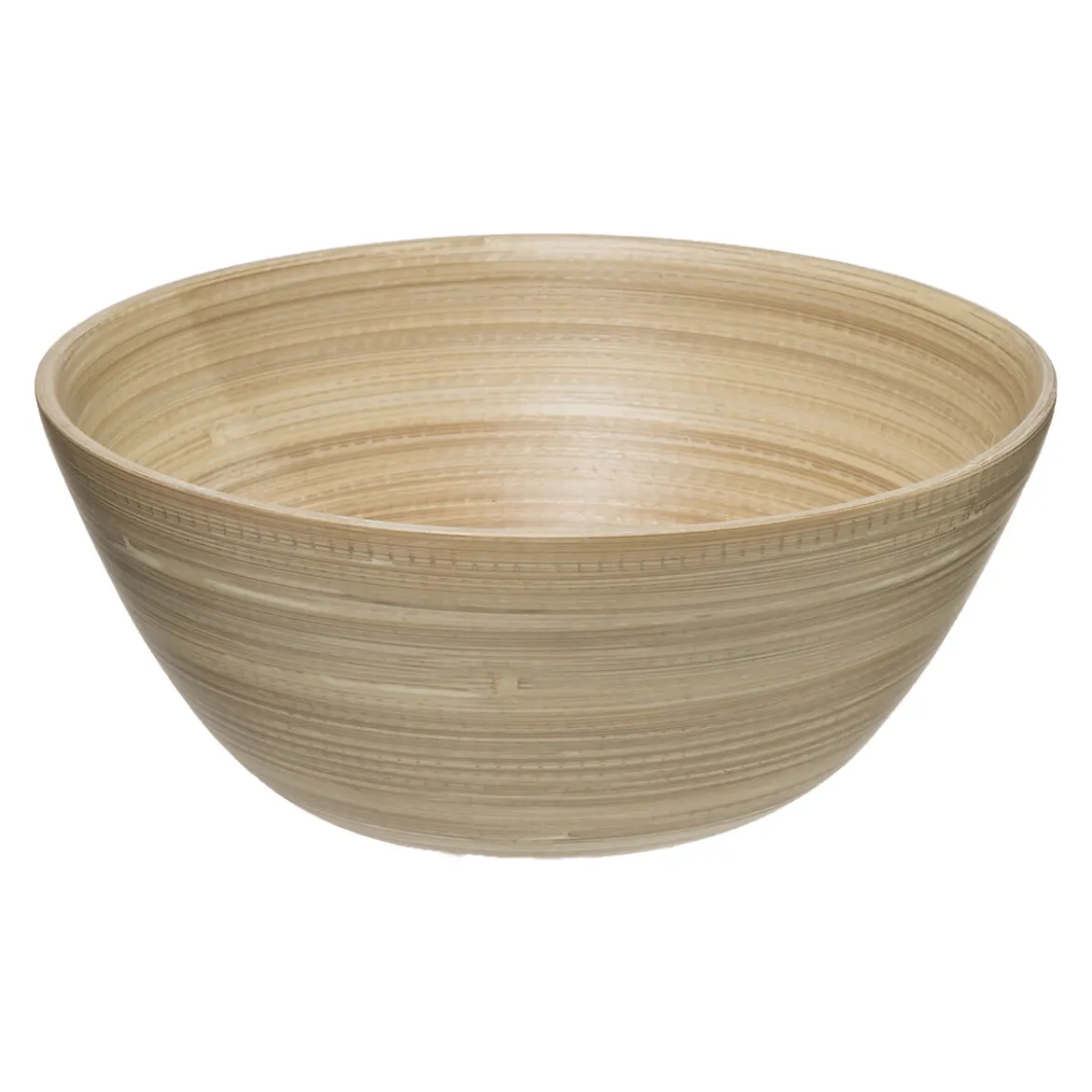 Ensaladera De Bambú Natural 25Cm