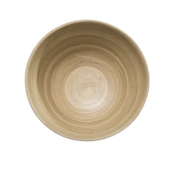 Ensaladera De Bambú Natural 25Cm