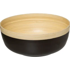 Ensaladera De Bambú Negra 30Cm