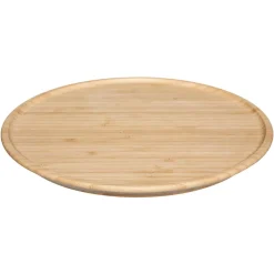 Ensaladera de vidrio 2.5L con tapa bambú