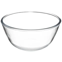 Ensaladera de vidrio 2.5L con tapa bambú