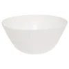 Ensaladera LOUISE blanca de vidrio 24cm