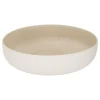 Ensaladera SIENNA beige de cerámica 27cm