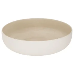 Ensaladera SIENNA beige de cerámica 27cm