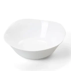 Ensaladera Vitrocerámica Blanca 25Cm