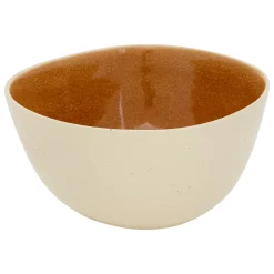 Ensaladera WONJA marrón de porcelana 26cm