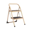 Escalera crema con 2 peldaños