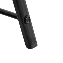 Escalera Negra Con 3 Peldaños De Aluminio 130cm