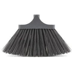 Escoba Dura De Pvc Gris