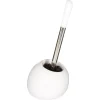 Escobilla De Baño C/Soporte Galet Blanco
