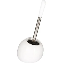 Escobilla De Baño C/Soporte Galet Blanco