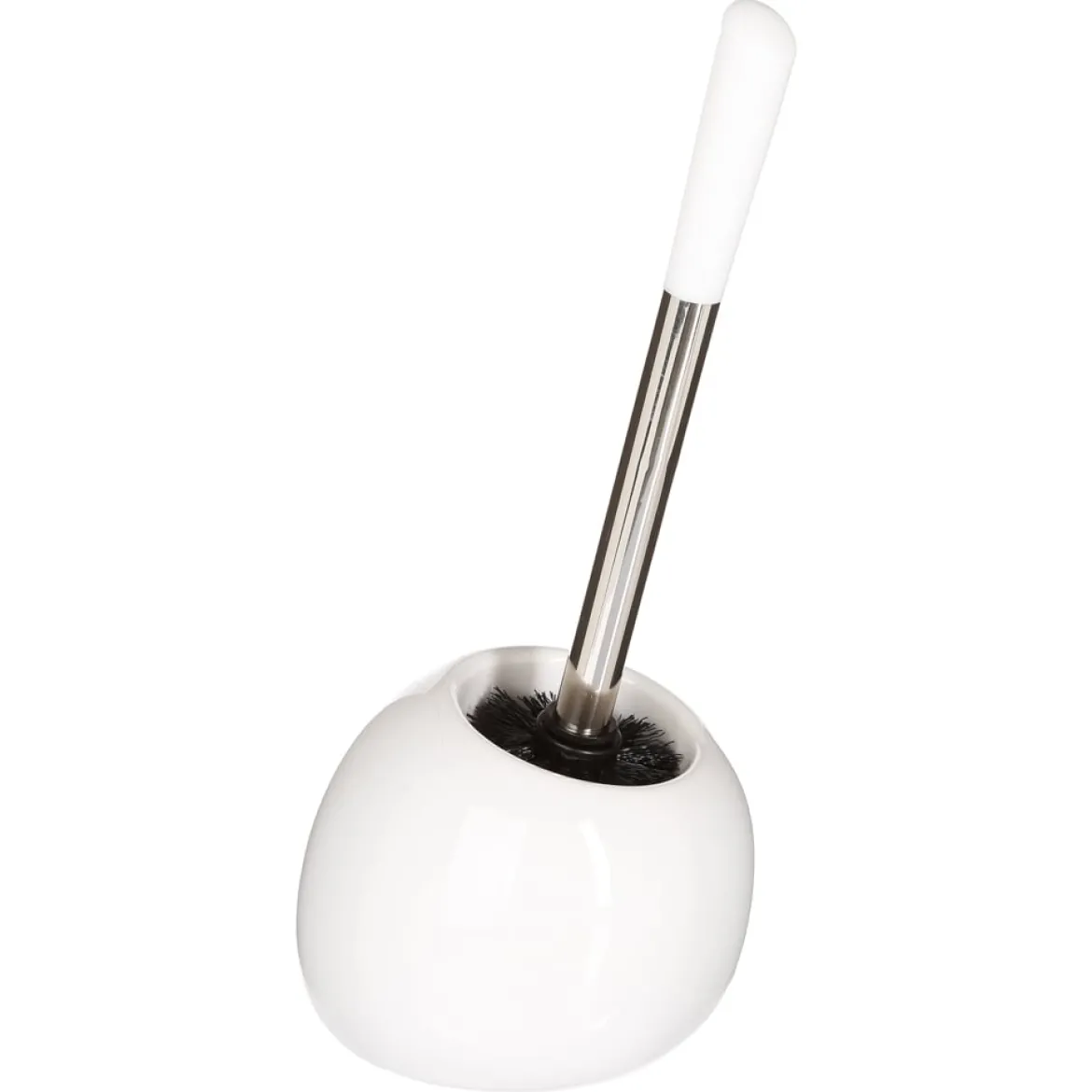 Escobilla De Baño C/Soporte Galet Blanco