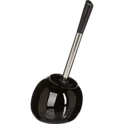 Escobilla De Baño C/Soporte Galet Negra