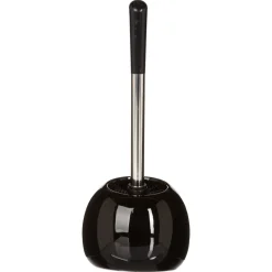Escobilla De Baño C/Soporte Galet Negra