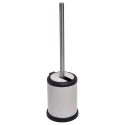 Escobilla De Baño Metal C/Tapa Abatible