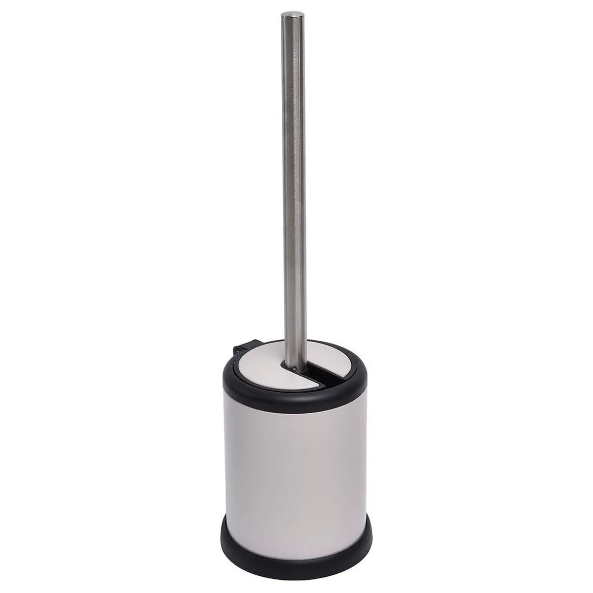 Escobilla De Baño Metal C/Tapa Abatible